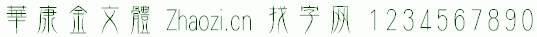 华康金文体