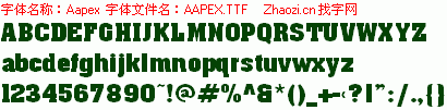 查看字体及作者详细介绍