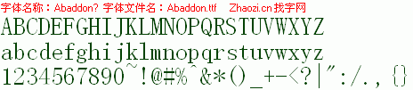 查看字体及作者详细介绍