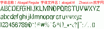 查看字体及作者详细介绍