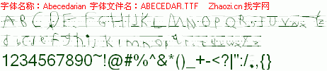 查看字体及作者详细介绍