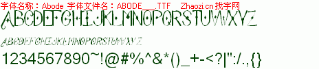 查看字体及作者详细介绍
