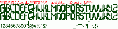 查看字体及作者详细介绍