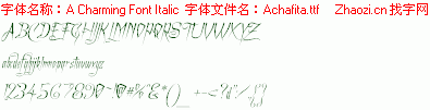 查看字体及作者详细介绍