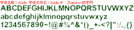 查看字体及作者详细介绍