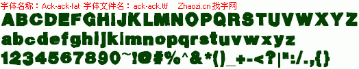查看字体及作者详细介绍