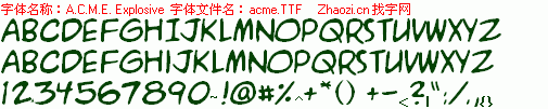 查看字体及作者详细介绍