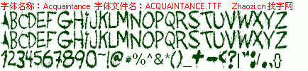 查看字体及作者详细介绍