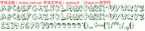查看字体及作者详细介绍