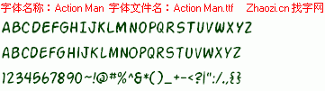查看字体及作者详细介绍