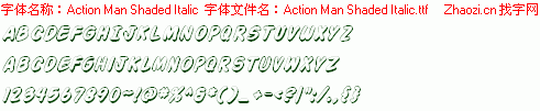查看字体及作者详细介绍
