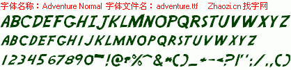 查看字体及作者详细介绍