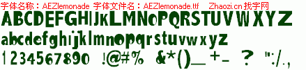 查看字体及作者详细介绍
