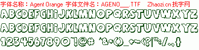 查看字体及作者详细介绍
