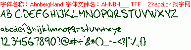 查看字体及作者详细介绍
