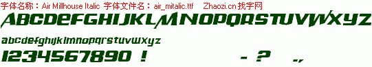 查看字体及作者详细介绍