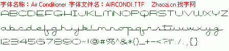 查看字体及作者详细介绍