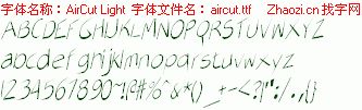 查看字体及作者详细介绍