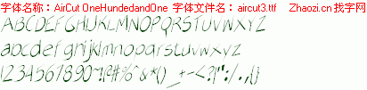 查看字体及作者详细介绍