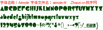 查看字体及作者详细介绍