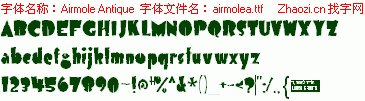 查看字体及作者详细介绍