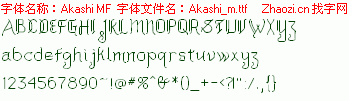 查看字体及作者详细介绍