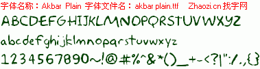 查看字体及作者详细介绍