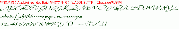 查看字体及作者详细介绍