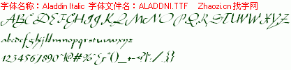 查看字体及作者详细介绍