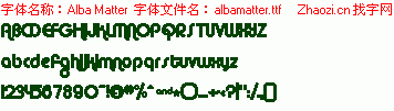 查看字体及作者详细介绍
