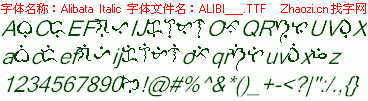 查看字体及作者详细介绍