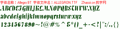 查看字体及作者详细介绍