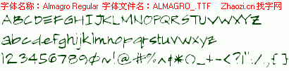 查看字体及作者详细介绍