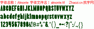 查看字体及作者详细介绍