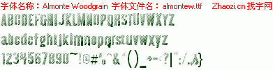查看字体及作者详细介绍
