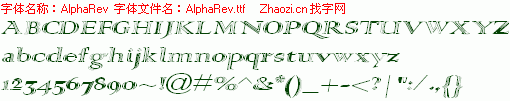 查看字体及作者详细介绍