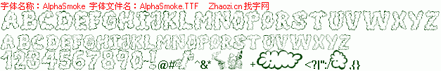 查看字体及作者详细介绍