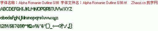 查看字体及作者详细介绍