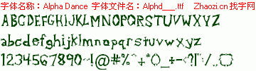 查看字体及作者详细介绍
