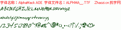 查看字体及作者详细介绍