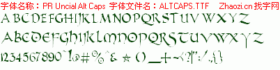 查看字体及作者详细介绍