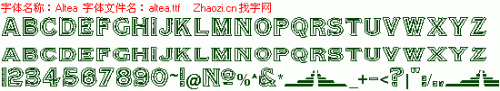查看字体及作者详细介绍