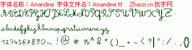 查看字体及作者详细介绍