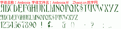 查看字体及作者详细介绍