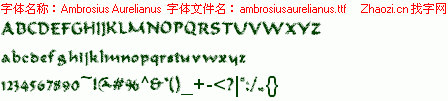 查看字体及作者详细介绍
