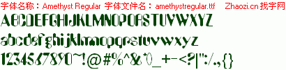 查看字体及作者详细介绍
