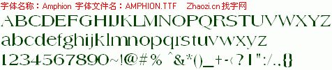 查看字体及作者详细介绍