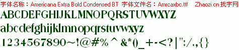 查看字体及作者详细介绍