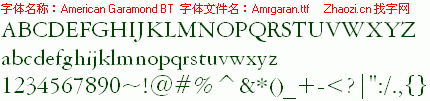 查看字体及作者详细介绍
