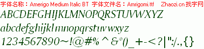 查看字体及作者详细介绍